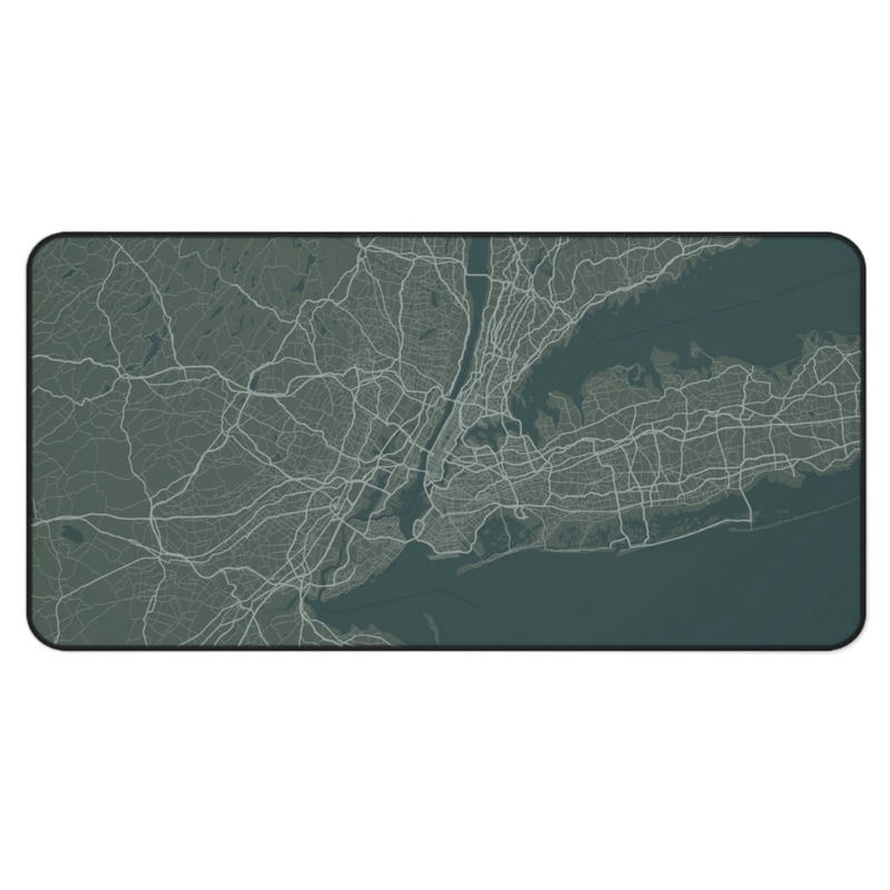 New York Map Desk Mat